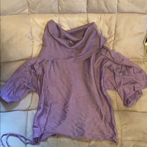LIKE NEW cowl neck lavender sweater